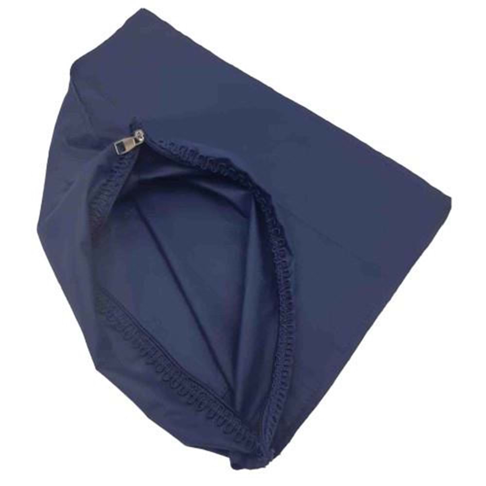 Çanta Aksesuar Lacivert Renk 45X45 Cm, Dikilmiş Halde, Fermuarlı Astar