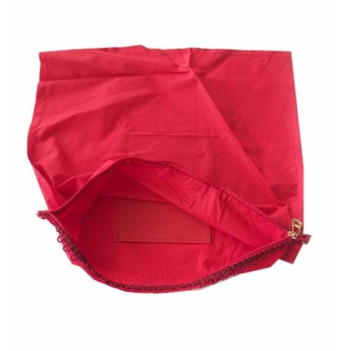 Çanta Aksesuar 38X38 Cm Dikilmiş Halde Fermuarlı Astar Kırmızı