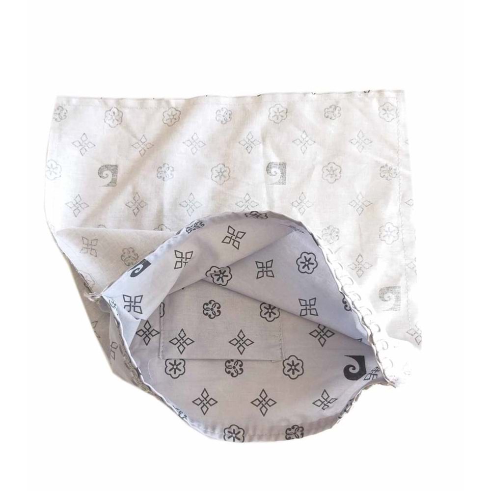 Çanta Aksesuar 28X28 Cm Dikilmiş Fermuarsız Astar Pc Açık Gri