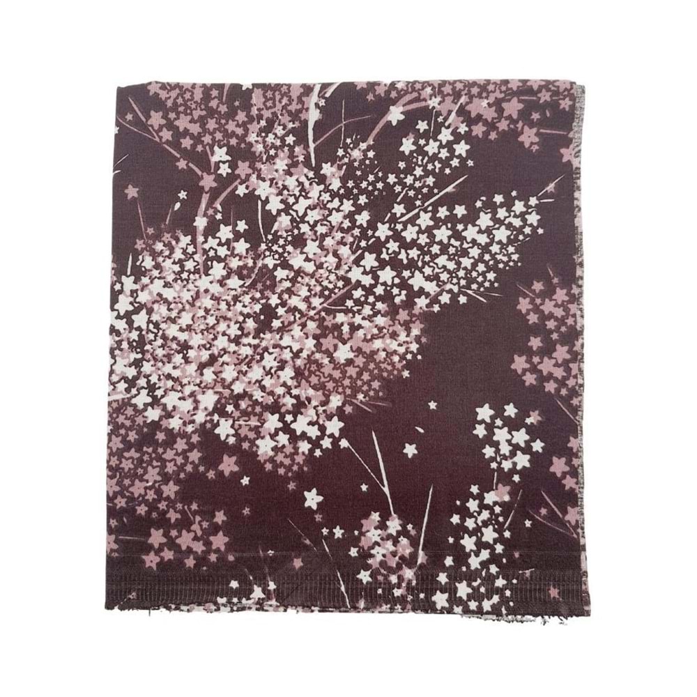 Çanta Aksesuar 80x35 cm Pamuklu Astarlık Kumaş Yıldız Desen Mor Renk No:36