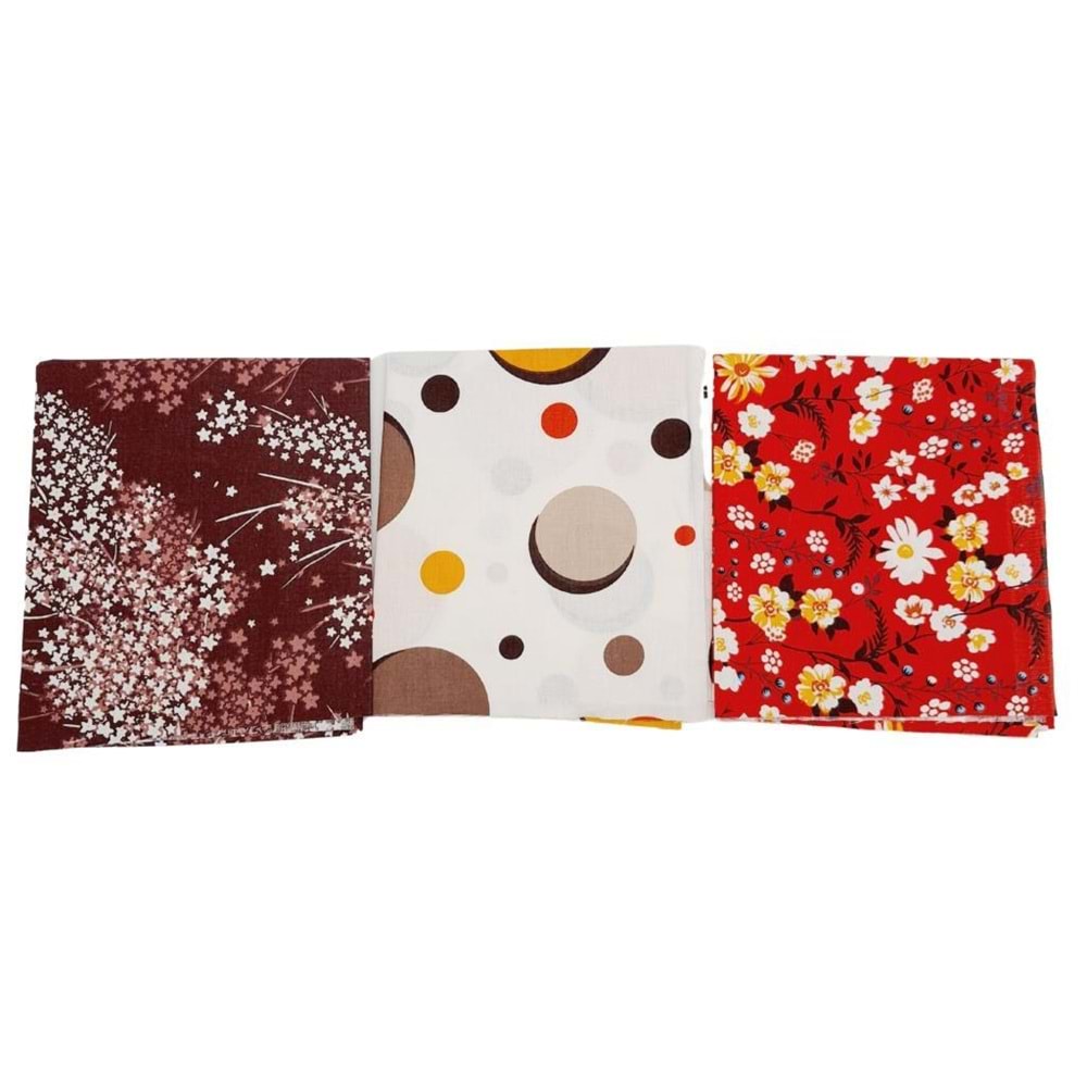 Çanta Aksesuar 60x35 cm Pamuklu Astarlık Kumaş Set:09