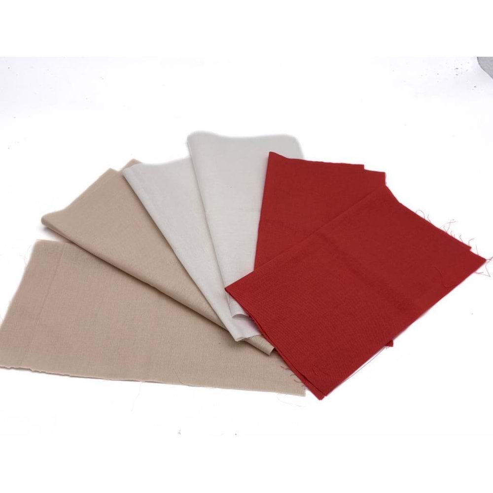 Çanta Aksesuar 25x25 Cm, 6 adet Pamuklu Kumaş, Hobilik Kumaş, Patchwork Kumaş, Kırkyama Kumaş