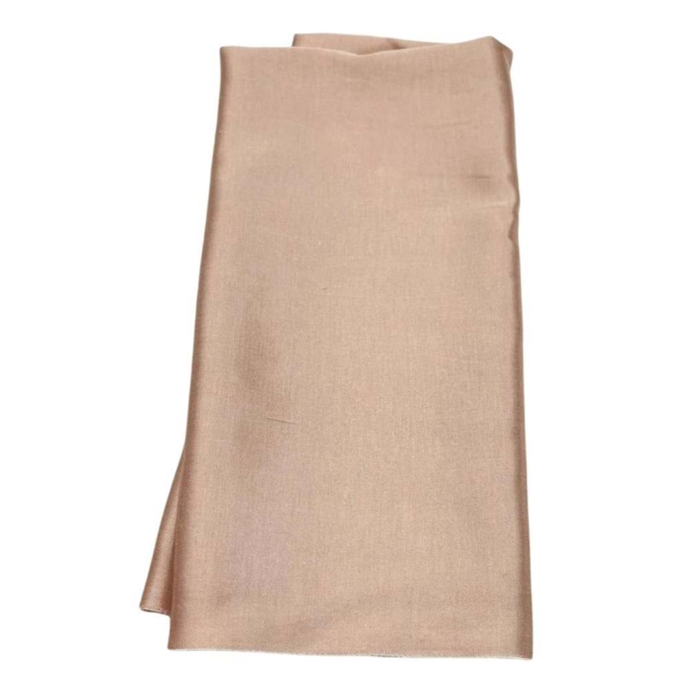 Çanta Aksesuar 120X50 cm Bej Renk Pamuklu Saten Astarlık Kumaş