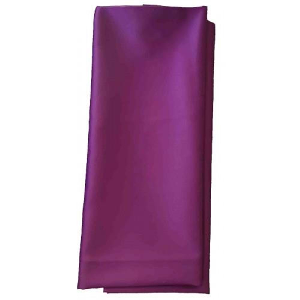 Çanta Aksesuar 120X50 Cm, Koyu Mor Renk Pamuklu Saten Astarlık Kumaş