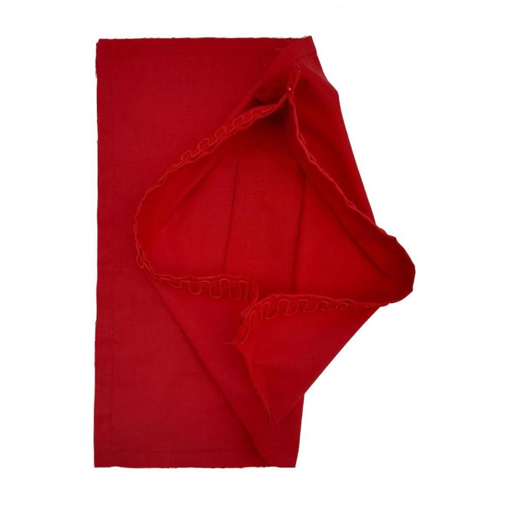 Çanta Aksesuar 28x28 cm Fermuarsız Dikilmiş Astar Kırmızı