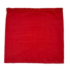 Çanta Aksesuar 28x28 cm Fermuarsız Dikilmiş Astar Kırmızı