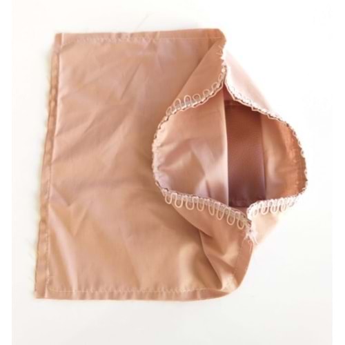 Çanta Aksesuar Fermuarsız 28X28 Cm Dikilmiş Astar Sütlü Kahve