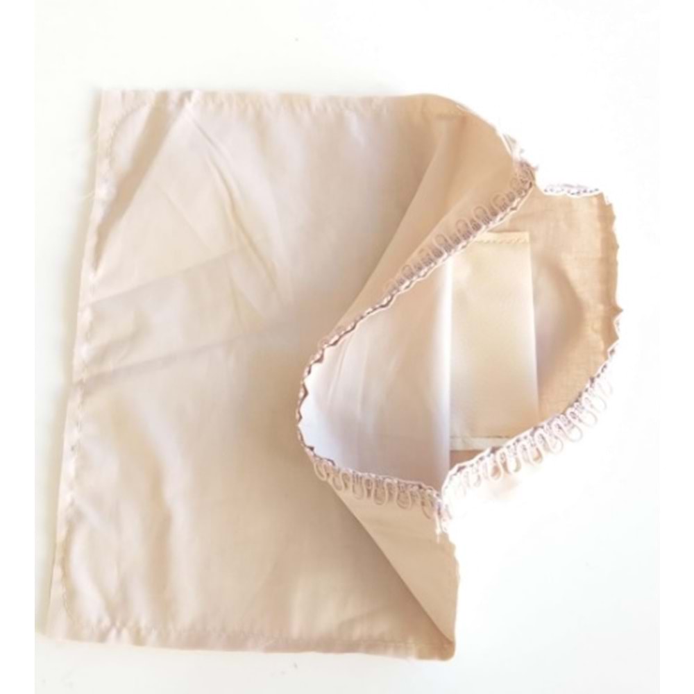 Çanta Aksesuar Fermuarsız 28X28 Cm Dikilmiş Astar Bej