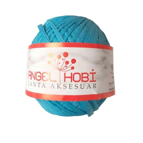 Çanta Aksesuar Bobin Rafya 150 Gr Turkuaz No:7