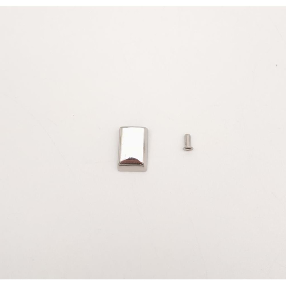 Çanta Aksesuar Gümüş Renk Fermuar Stop Büzgü Ucu 1 Adet