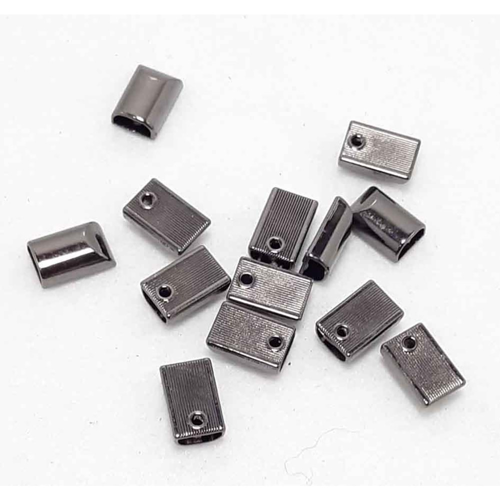 Çanta Aksesuar Füme Renk Fermuar Stop Büzgü Ucu 1 Adet