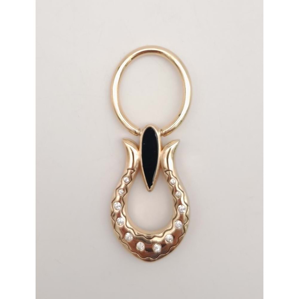 Çanta Aksesuar Lale Model Light Gold Renk Kulpluk 1 Adet