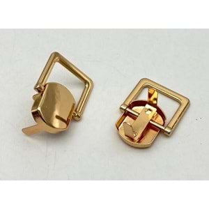 Çanta Aksesuar 2 Cm Light Gold Renk Kulpluk 2 Adet