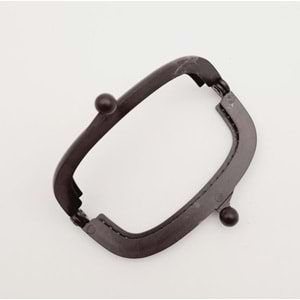 Çanta Aksesuar 9 cm Plastik Cüzdan Klipsi Kahverengi