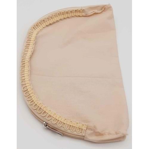 Çanta Aksesuar D Model 30X20 Cm Dikilmiş Fermuarlı Astar Bej Renk