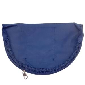 Çanta Aksesuar D Model 30X20 Cm Dikilmiş Fermuarlı Astar Lacivert Renk