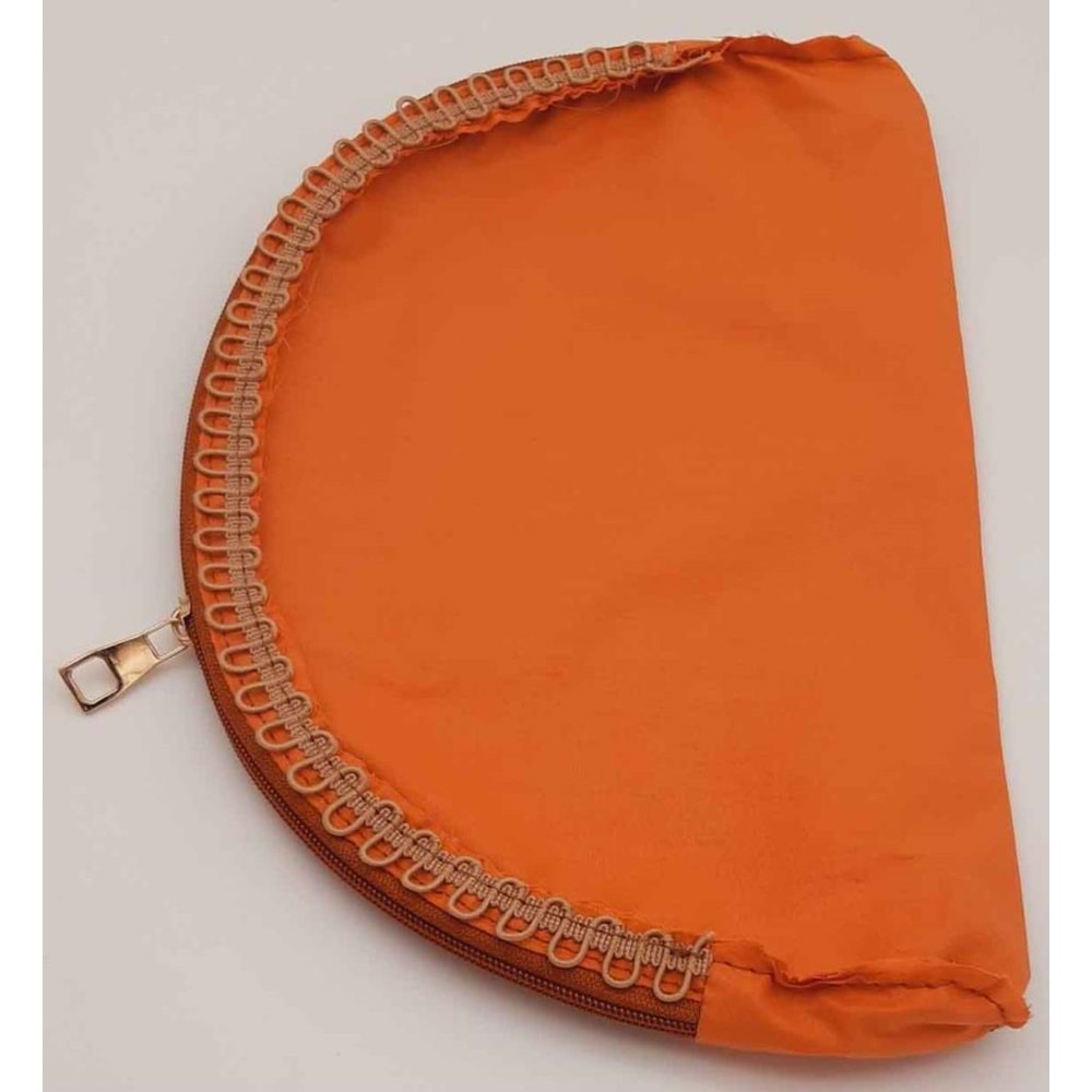 Çanta Aksesuar D Model 30X20 Cm Dikilmiş Fermuarlı Astar Taba Renk