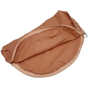 Çanta Aksesuar D Model 30X20 Cm Dikilmiş Fermuarlı Astar Sütlü Kahve Renk