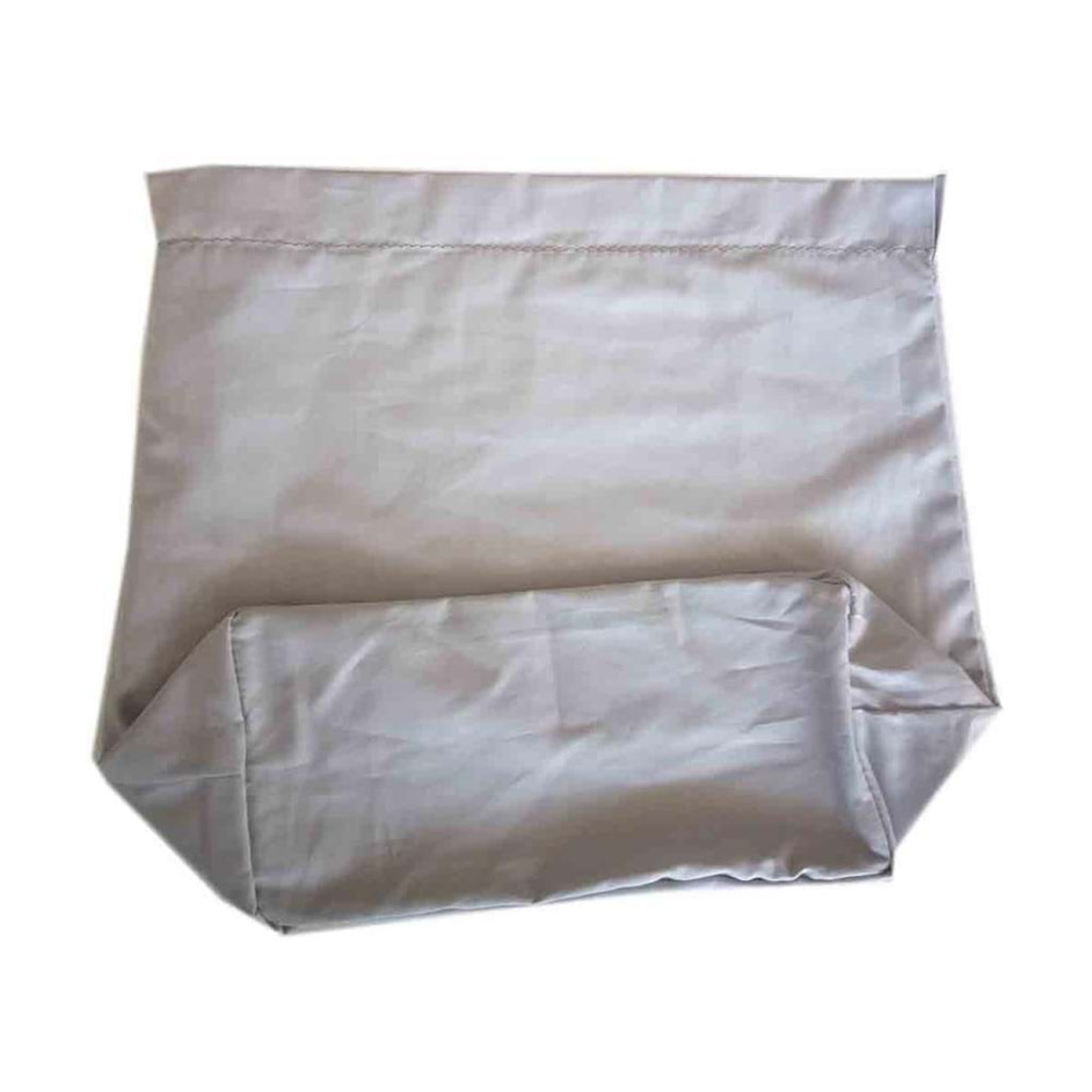 Çanta Aksesuar Örgü Çantaya Hazır Astar Tabanlı 22X12Cm Açık Gri