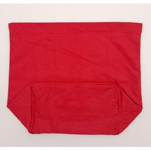Çanta Aksesuar Örgü Çantaya Hazır Astar Tabanlı 22x12 cm Kırmızı Renk