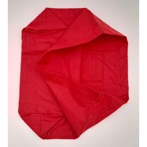 Çanta Aksesuar Örgü Çantaya Hazır Astar Tabanlı 22x12 cm Kırmızı Renk