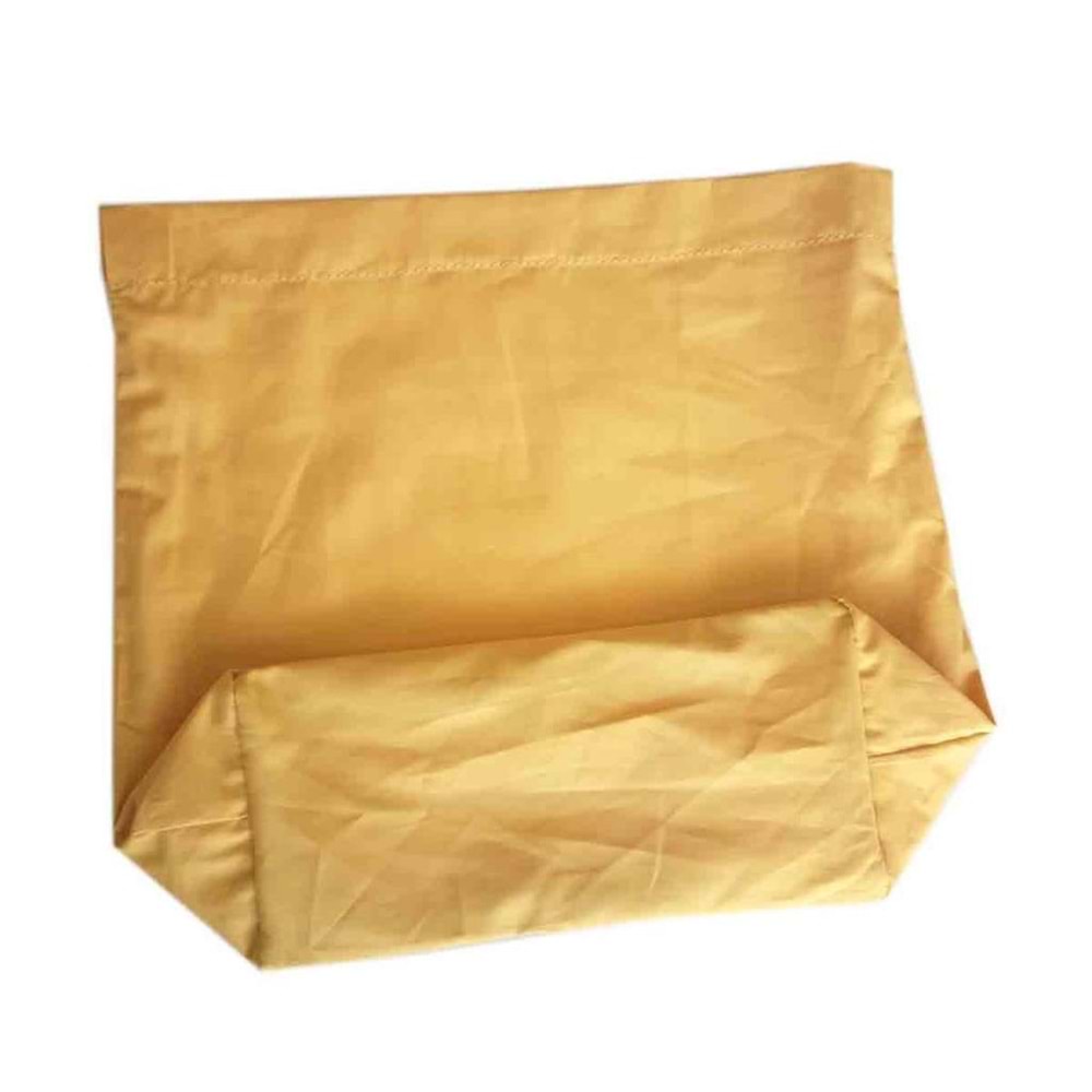 Çanta Aksesuar Örgü Çantaya Hazır Astar Tabanlı 22X12Cm Hardal Sarı