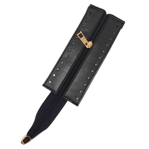 Çanta Aksesuar Siyah Renk 17 Cm Derili Fermuar