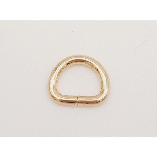 Çanta Aksesuar D Halka 1.3 Cm Light Gold 1 Adet