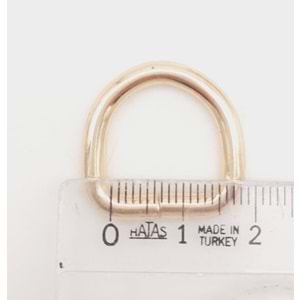 Çanta Aksesuar D Halka 1.5 Cm Light Gold 1 Adet