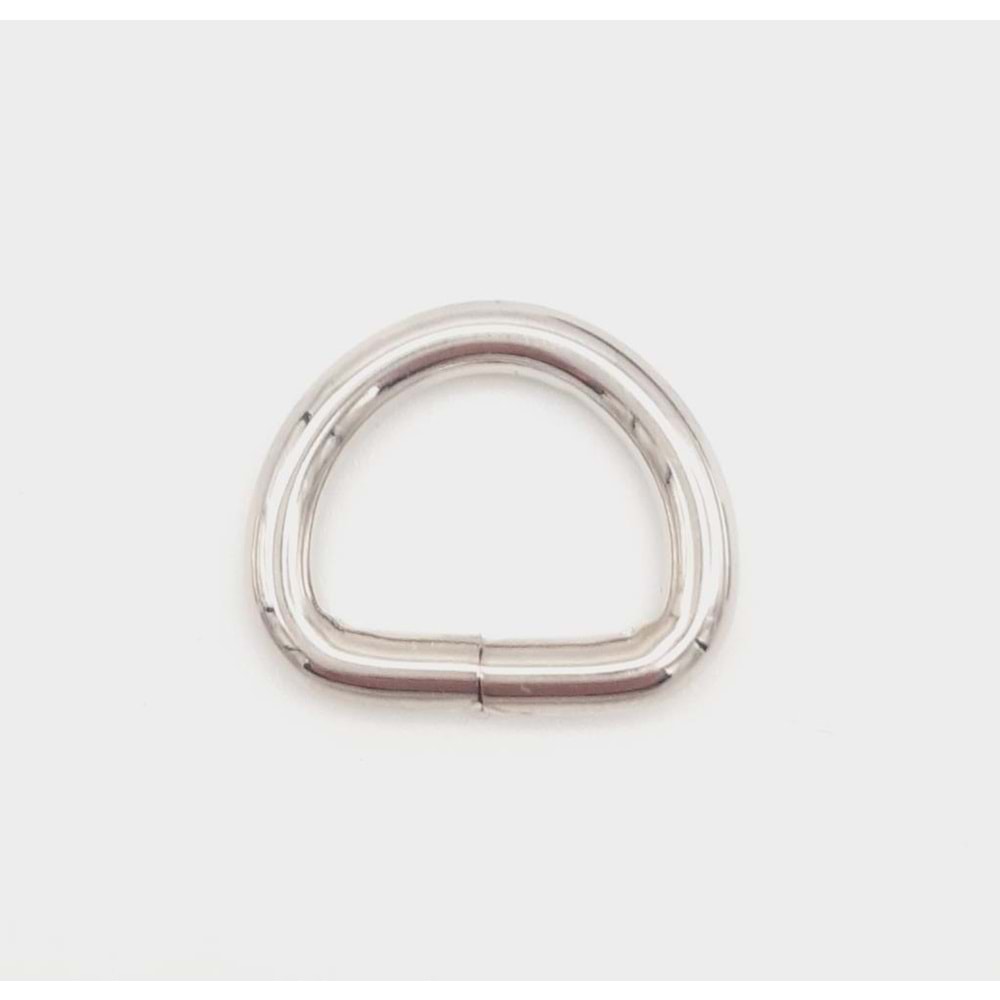 Çanta Aksesuar D Halka 1.5 Cm Gümüş 1 Adet