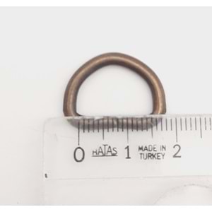 Çanta Aksesuar D Halka 1.5 Cm Antik 1 Adet