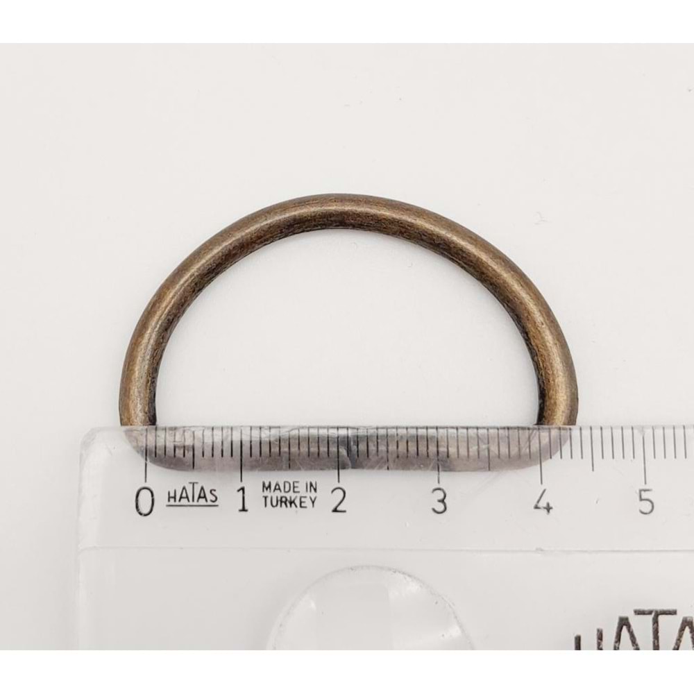 Çanta Aksesuar D Halka 4 Cm Antik Renk 1 Adet