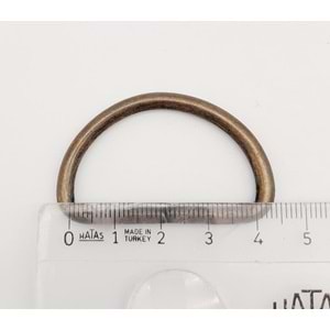 Çanta Aksesuar D Halka 4 Cm Antik Renk 1 Adet