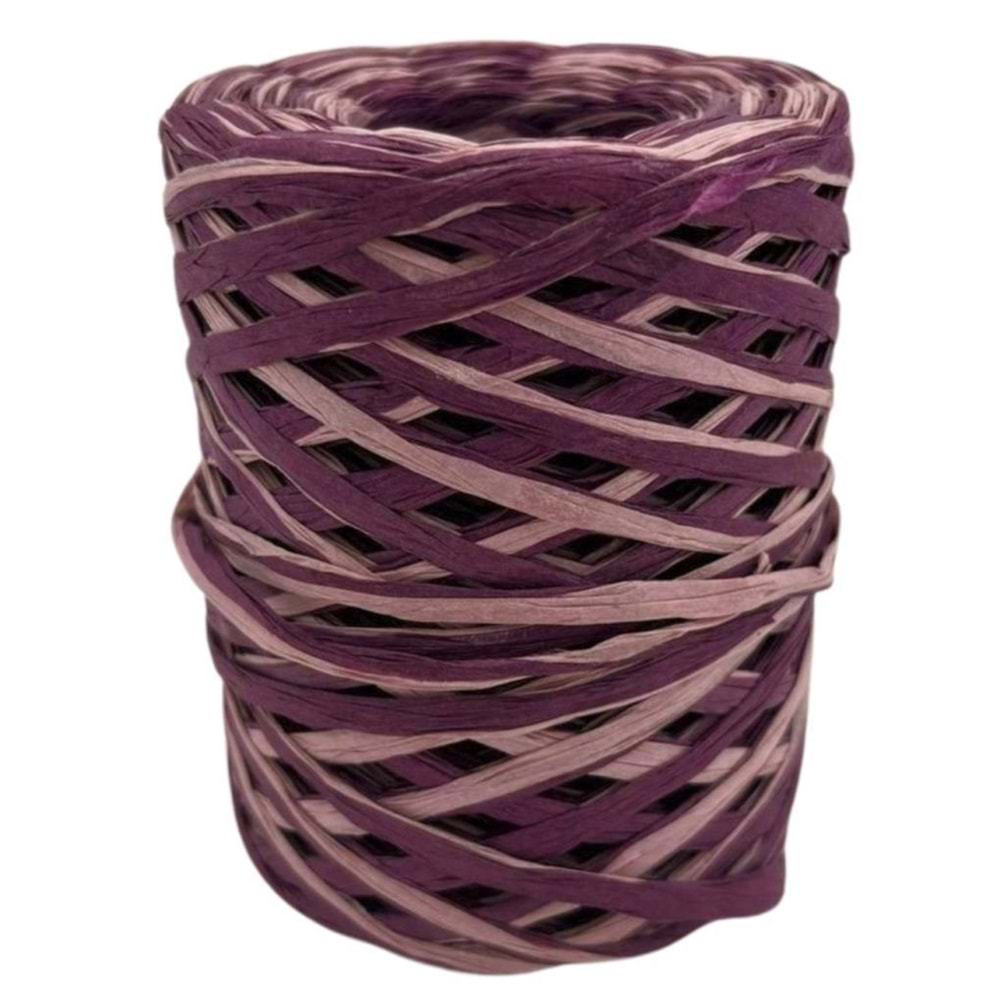 Çanta Aksesuar İthal Ebruli Rafya Mor Ebruli