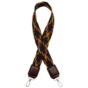 Çanta Aksesuar Ledi Supra Örgü Model Koyu Kahverengi Derili Çanta Sapı Gümüş Metalli