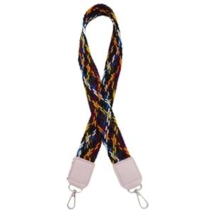 Çanta Aksesuar Ledi Supra Örgü Model Lila Renk Derili Çanta Sapı Gümüş Metalli