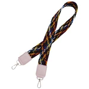 Çanta Aksesuar Ledi Supra Örgü Model Lila Renk Derili Çanta Sapı Gümüş Metalli