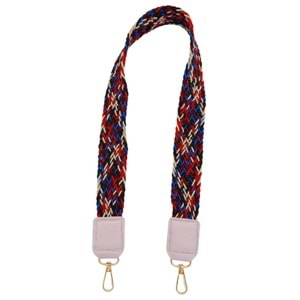 Çanta Aksesuar Ledi Supra Örgü Model Lila Renk Derili Çanta Sapı Light Gold Metalli