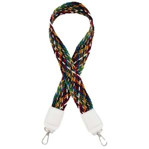 Çanta Aksesuar Ledi Supra Örgü Model Beyaz Renk Derili Çanta Sapı Gümüş Metalli