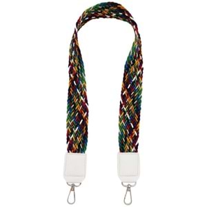 Çanta Aksesuar Ledi Supra Örgü Model Beyaz Renk Derili Çanta Sapı Gümüş Metalli