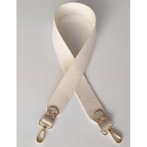 Çanta Aksesuar Ledi Model Çanta Sapı Krem