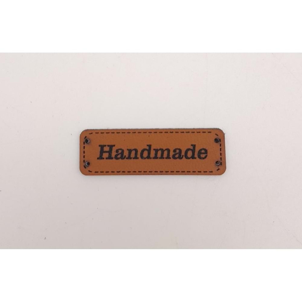 Çanta Aksesuar Suni Deri Klasik Etiket 1X4 Cm 1 Adet