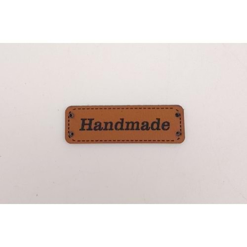 Çanta Aksesuar Suni Deri Klasik Etiket 1X4 Cm 1 Adet