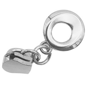 Çanta Aksesuar Gümüş Renk Yuvarlak Tutmalı Fermuar Başı