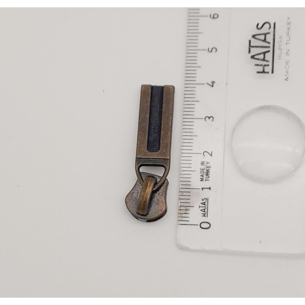 Çanta Aksesuar Antik Renk 4 Cm Fermuar Başı