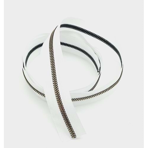 Çanta Aksesuar Ortası Gold Fermuar 100 Cm Beyaz Renk