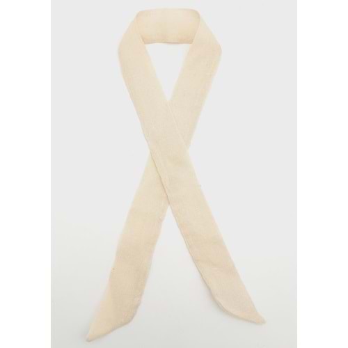 Çanta Aksesuar İpek Çanta Fuları Bej Renk