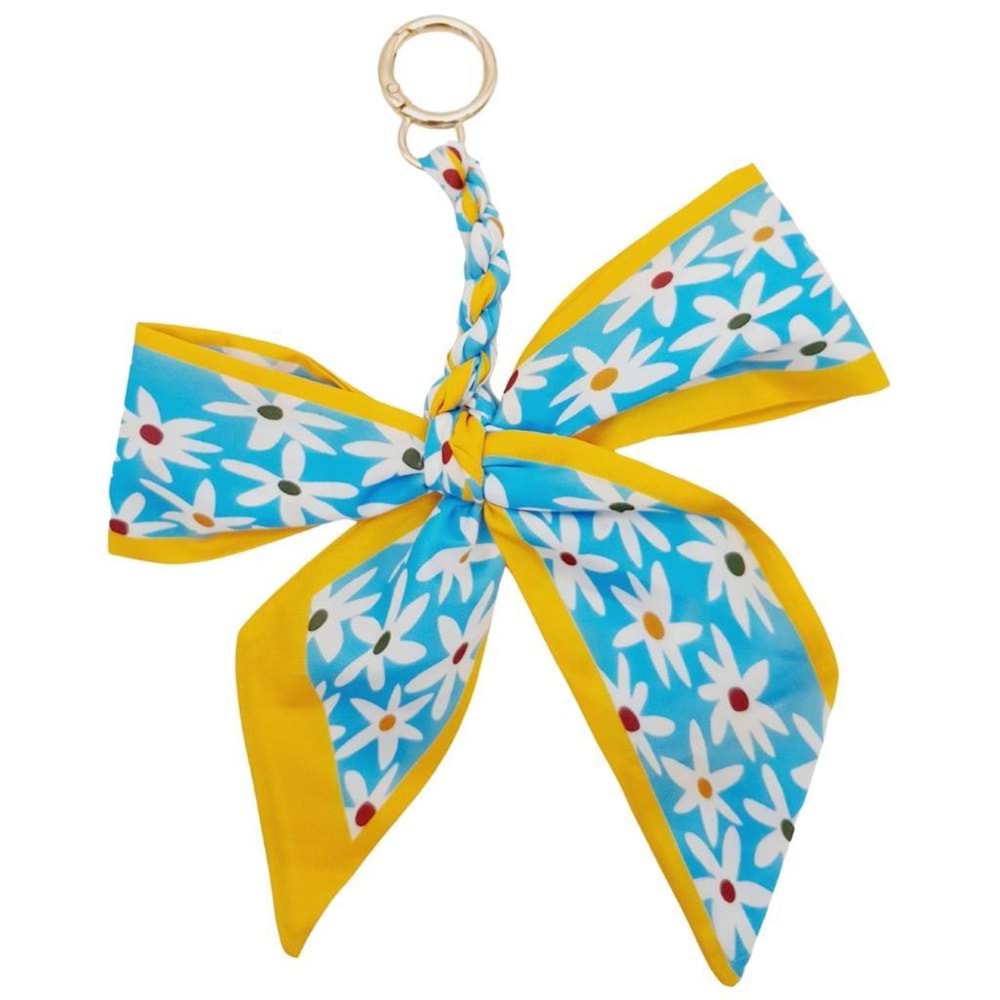 Çanta Aksesuar Fiyonk Renkli Çanta Fuları No:06