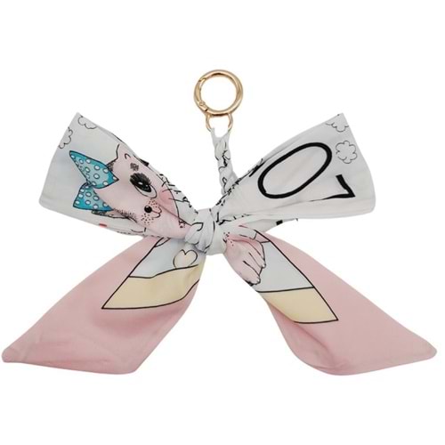 Çanta Aksesuar Fiyonk Renkli Çanta Fuları No:09