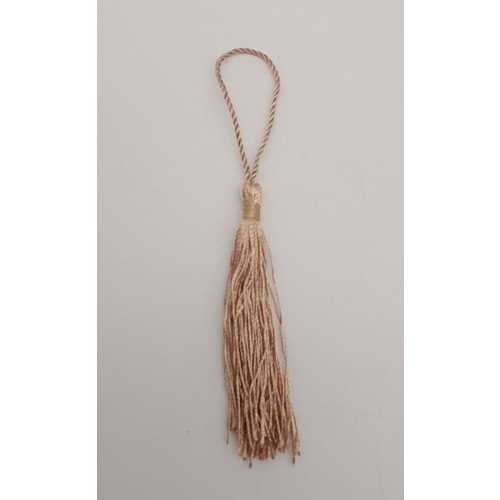 Çanta Aksesuar Vizon Renk Floş Püskül 1 Adet